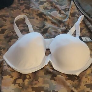 Avenue White Uplifting Plunge Bra